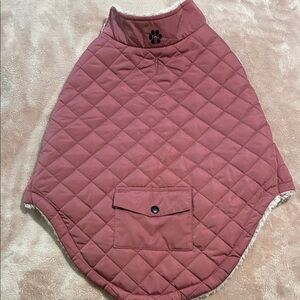 Free Country Fleece Dog Coat in Cream and Pink